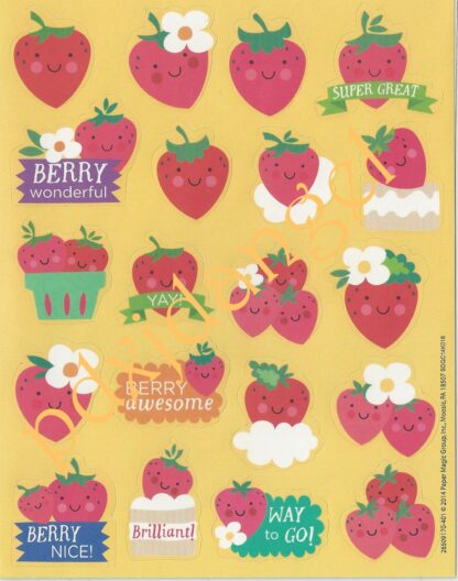Eureka Sniff Sticker Sheet: Strawberry
