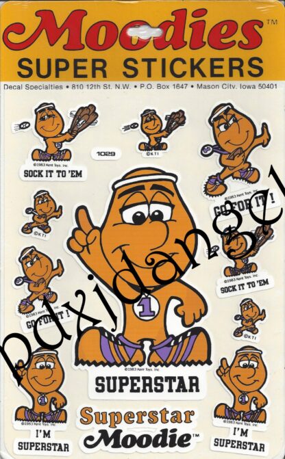 Moodie Sticker Sheet: Superstar