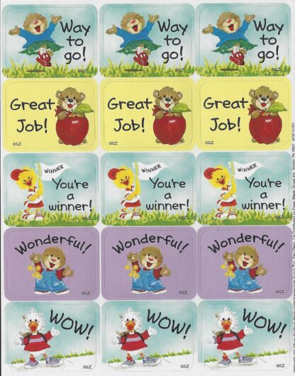 Sticker Sheet: Suzy's Zoo Sheet Inspirational Motivational