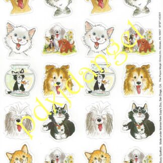 Sticker Sheet: Suzy's Zoo sheet