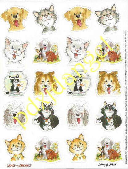 Sticker Sheet: Suzy's Zoo sheet