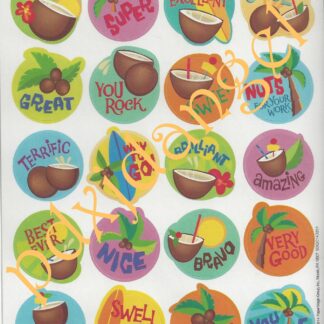 Eureka Sniff Sticker Sheet: Coconut