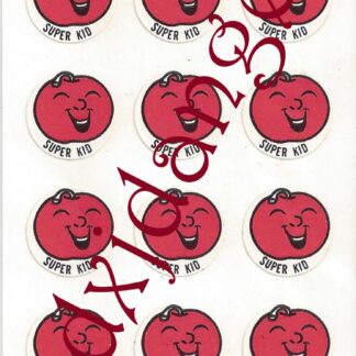 Teech-Um Matte Sniff Sticker Sheet:  Cherry 2