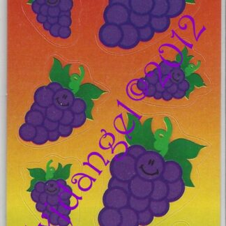 Misc. Sniff Sticker Sheet: Fruit Scented (Grape)