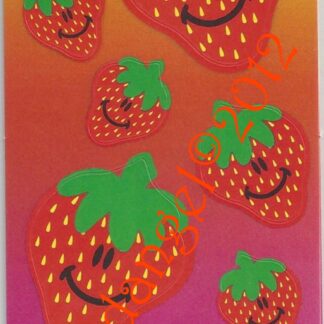 Misc. Sniff Sticker Sheet: Fruit Scented (Strawberry)