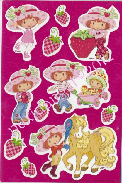 AGC Sniff Sticker Sheet: Strawberry Shortcake (Design 7)