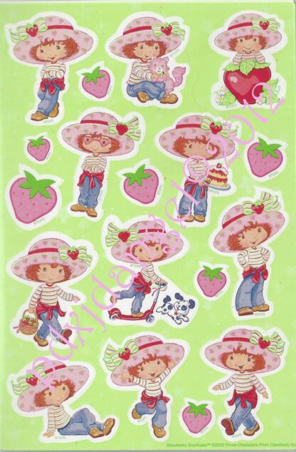 AGC Sniff Sticker Sheet: Strawberry Shortcake (Design 5)