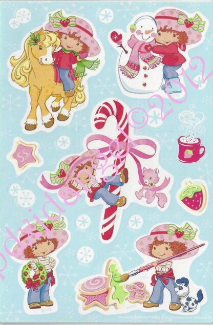 AGC Sniff Sticker Sheet: Strawberry Shortcake (Design 4)