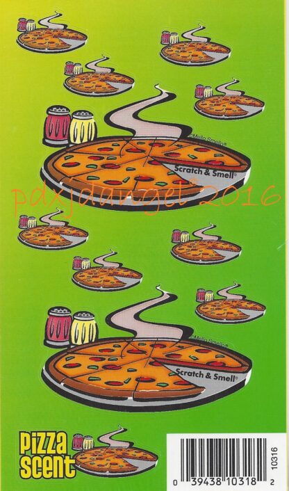 Mello Smello Sniff Sticker Sheet: Pizza
