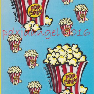 Mello Smello Sniff Sticker Sheet: Popcorn