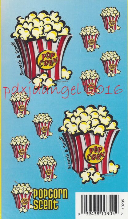 Mello Smello Sniff Sticker Sheet: Popcorn