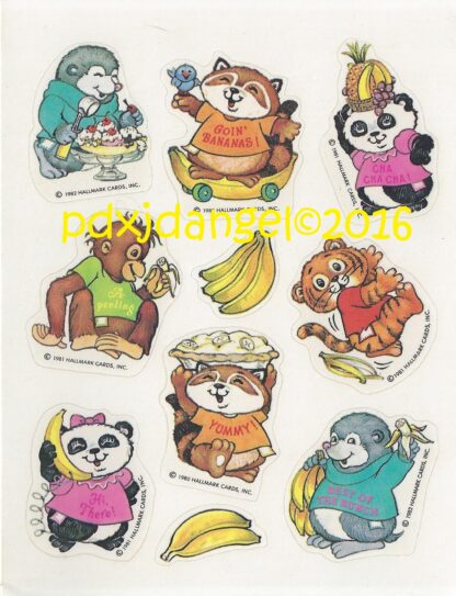 Ambassador Shirt Tales Sniff Sticker Sheet:  Banana