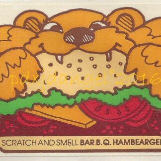 Mello Smello Matte Sniff Sticker-BBQ Hamburger