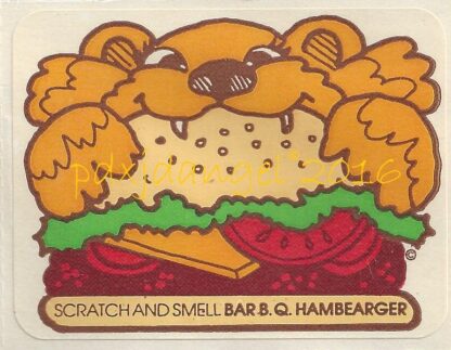 Mello Smello Matte Sniff Sticker-BBQ Hamburger