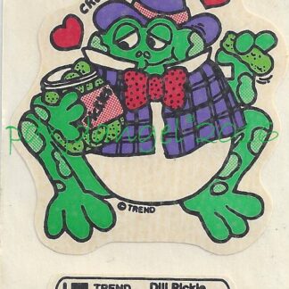 Trend Matte Large Sniff Sticker-Frog, Pickle