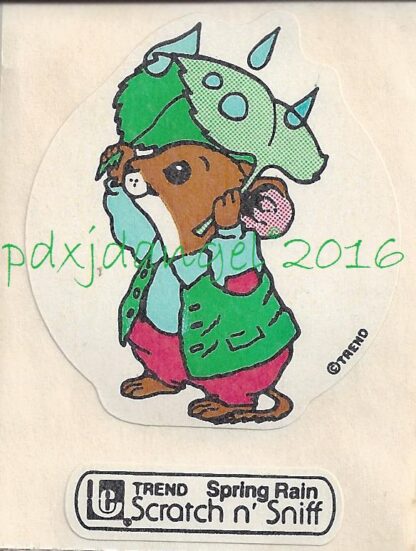 Trend Matte Large Sniff Sticker-Mouse, Spring Rain