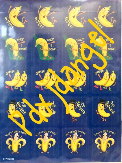 CTP 2009 Sniff Sticker Sheet: Banana