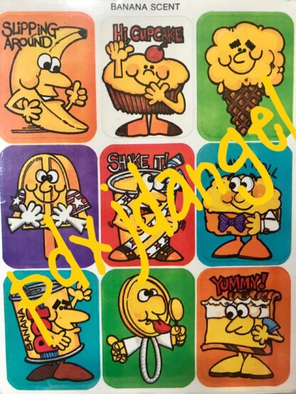 Sangamon Sniff Sticker Sheet:  Banana