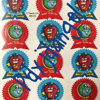 Teech-Um Sniff Sticker Sheet: Strawberry