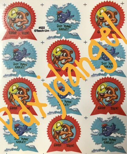 Teech-Um Sniff Sticker Sheet: Cherry