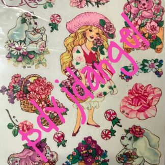 Forget Me Not Sniff Sticker Sheet:  Peppermint Rose
