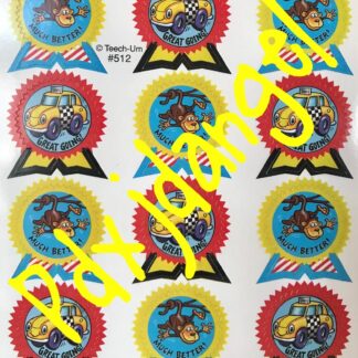 Teech-Um Sniff Sticker Sheet: Peppermint
