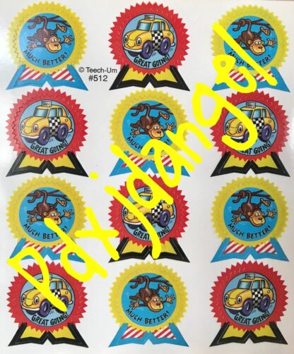 Teech-Um Sniff Sticker Sheet: Peppermint