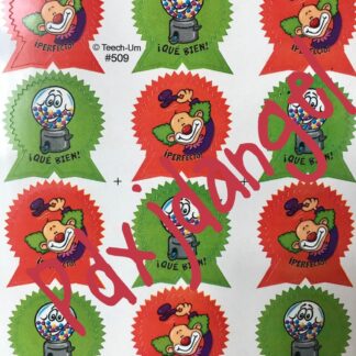 Teech-Um Sniff Sticker Sheet: Bubblegum