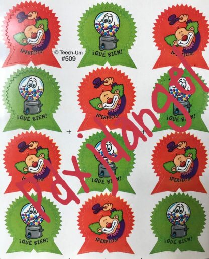 Teech-Um Sniff Sticker Sheet: Bubblegum