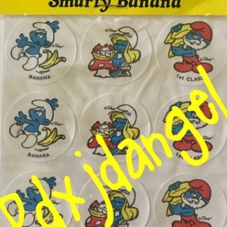 Smurf Matte Sniff Sticker Sheet MIP-Banana