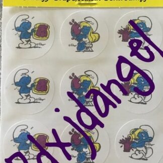 Smurf Matte Sniff Sticker Sheet MIP-Grape Rare Canada