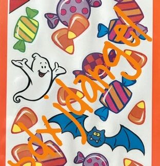 Vintage Mello Smello Sniff Sticker Sheet: Candy