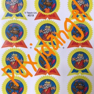 Teech-Um Sniff Sticker Sheet: Cinnamon