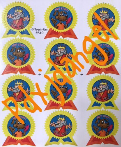 Teech-Um Sniff Sticker Sheet: Cinnamon