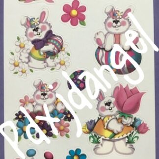 Vintage Mello Smello Sniff Sticker Sheet: Easter 2