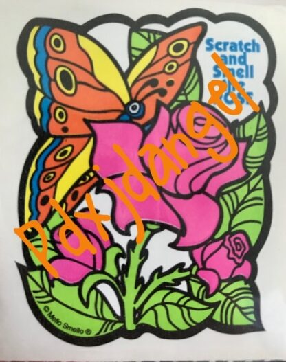 Mello Smello Matte Sniff Sticker-Rose