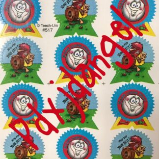 Teech-Um Sniff Sticker Sheet: Raspberry