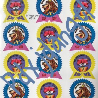 Teech-Um Sniff Sticker Sheet: Fruit Punch