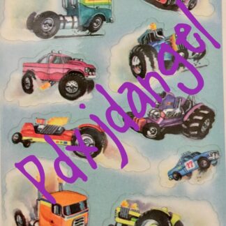 Hallmark Sniff Sticker Sheet:  Truck Fuel