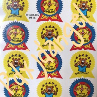 Teech-Um Sniff Sticker Sheet: Chocolate