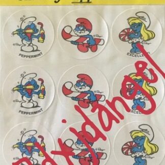 Smurf Matte Sniff Sticker Sheet MIP-Peppermint