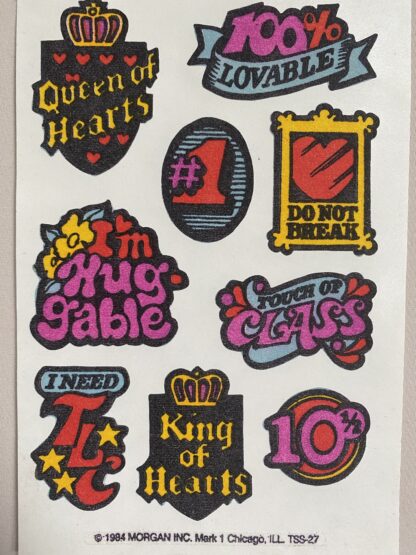 Mark 1 Matte Sniff Sticker Sheet: Queen/King of Hearts