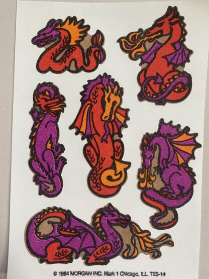 Mark 1 Matte Sniff Sticker Sheet: Dragons