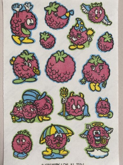 Mark 1 Matte Sniff Sticker Sheet: Raspberry
