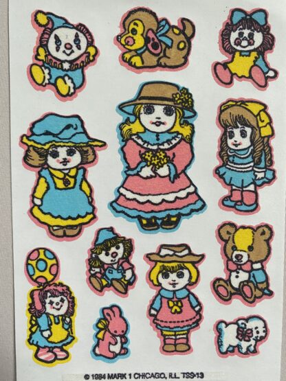 Mark 1 Matte Sniff Sticker Sheet: Kewpie Dolls