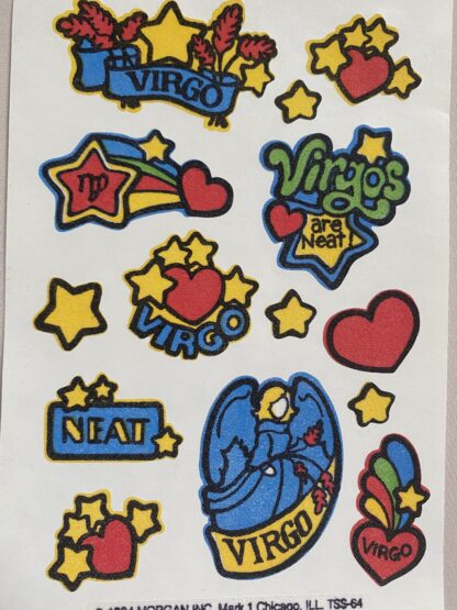 Mark 1 Matte Sniff Sticker Sheet: Virgo
