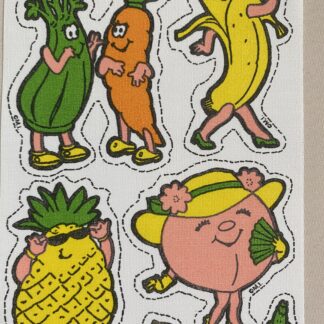 Mark 1 Matte Sniff Sticker Sheet: Veggies