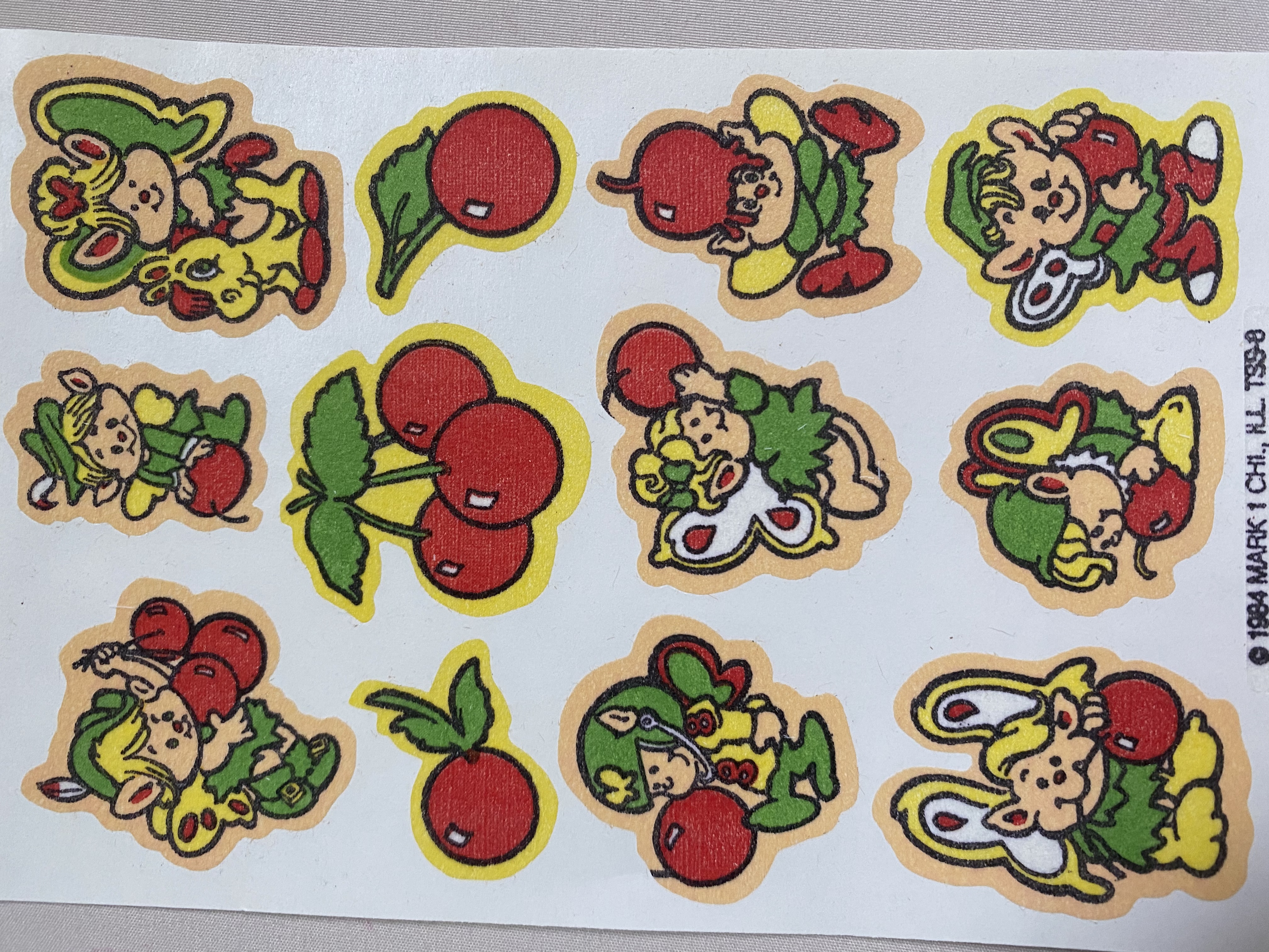 Mark 1 Matte Sniff Sticker Sheet: Cherries