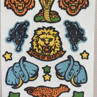 Mark 1 Matte Sniff Sticker Sheet: Safari Animals