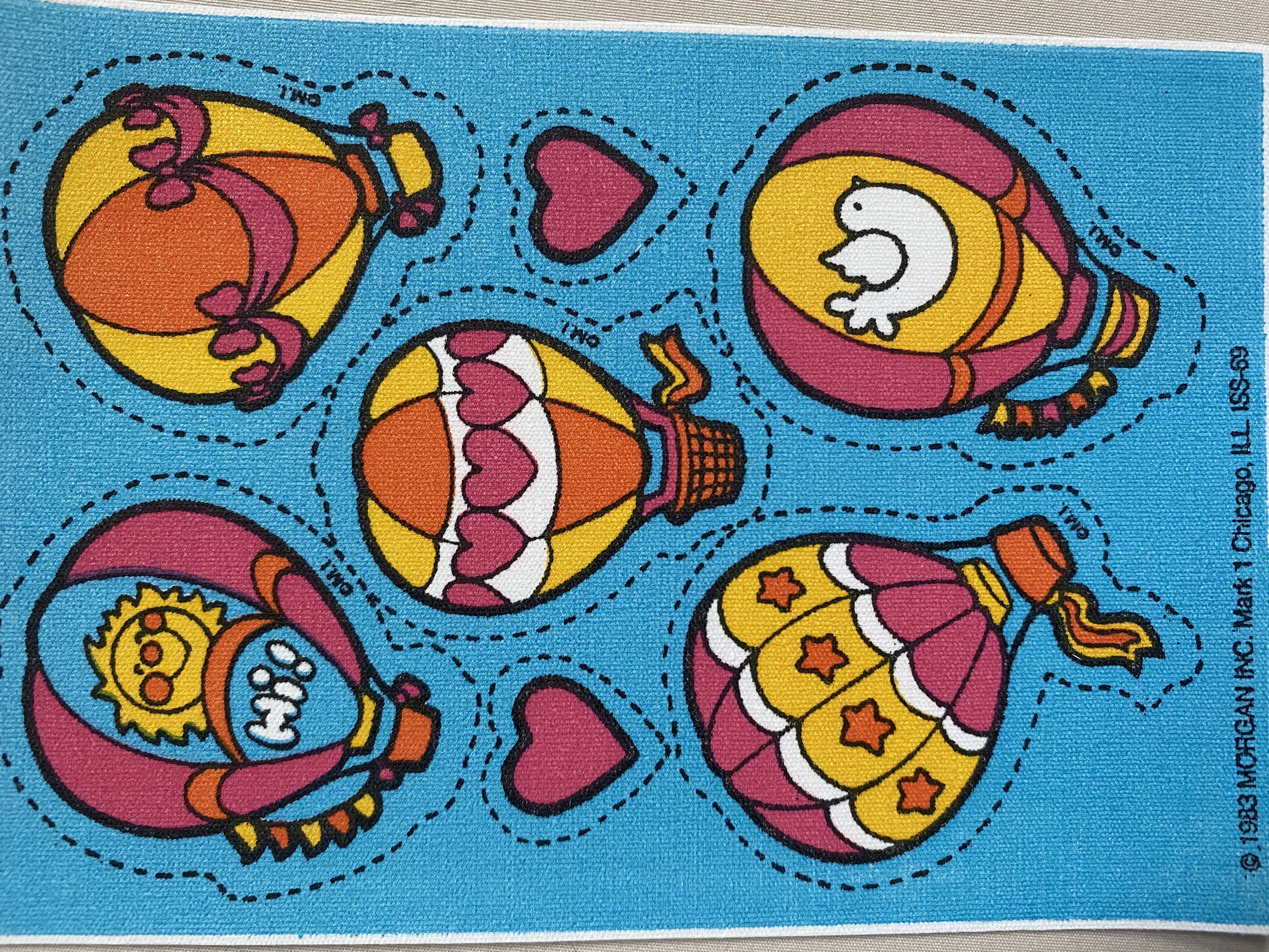 Mark 1 Matte Sniff Sticker Sheet: Hot Air Balloon